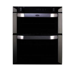 BELLING  BI70F Electric Built-under Double Oven - Stainless Steel